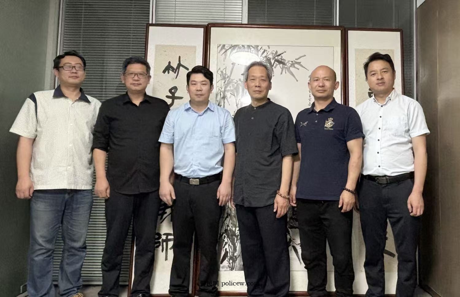 警民网管理委员会一行赴湖南政法美术馆湖南省三湘社区发展基金会艺术创作基地参访交流